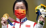 东京奥运赛场奏响的第一首国歌，中国的！